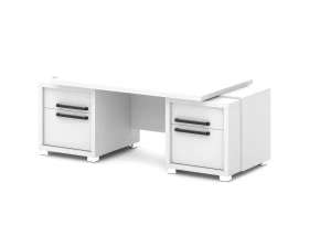 Стол с двумя тумбами 2070х1000х750 Грейс / Grace images