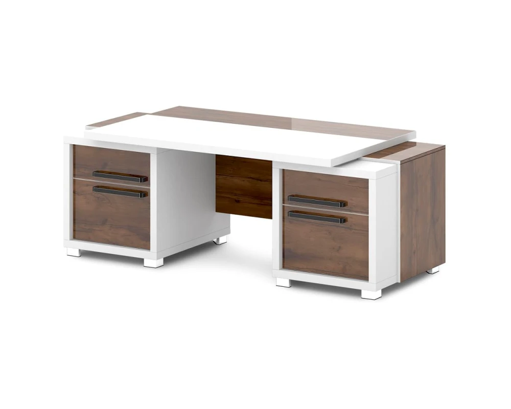 Стол с двумя тумбами 2070х1000х750 Грейс / Grace
