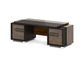 Стол с двумя тумбами 2270х1000х750 Грейс / Grace images