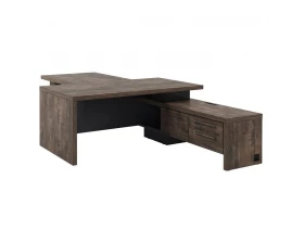 Стол руководителя с опорной тумбой T-818пр.1000 Торстон images