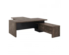 Стол руководителя с опорной тумбой T-820пр.0000 Торстон images