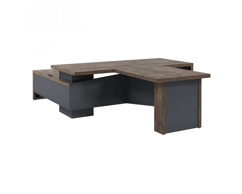 Стол руководителя с опорной тумбой T-822пр.1000 Торстон