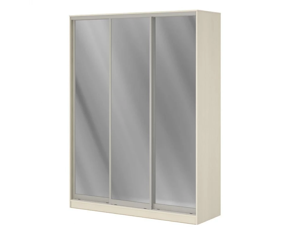 Шкаф купе 1,8 м с тремя зеркальными дверями ПК-ШК-КМШ240Х180СЗ3-В1 Система-M