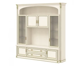 Шкаф-витрина для руководителя ПК-МР-КМШ№1-В3 Марсель images