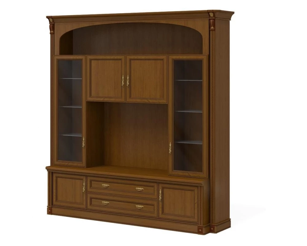 Шкаф-витрина для руководителя ПК-МР-КМШ№1-В3 Марсель