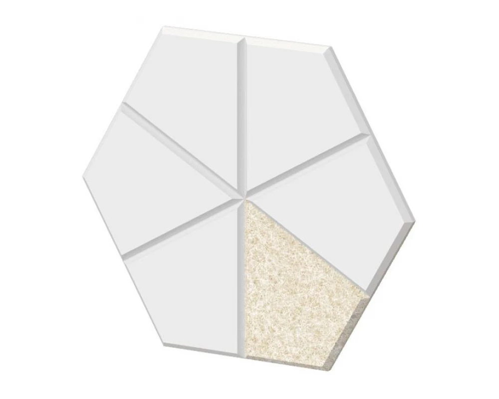 Набор настенной мозайки "Лед", 6шт 46х40х1,2 Forest Office Лебединый пух