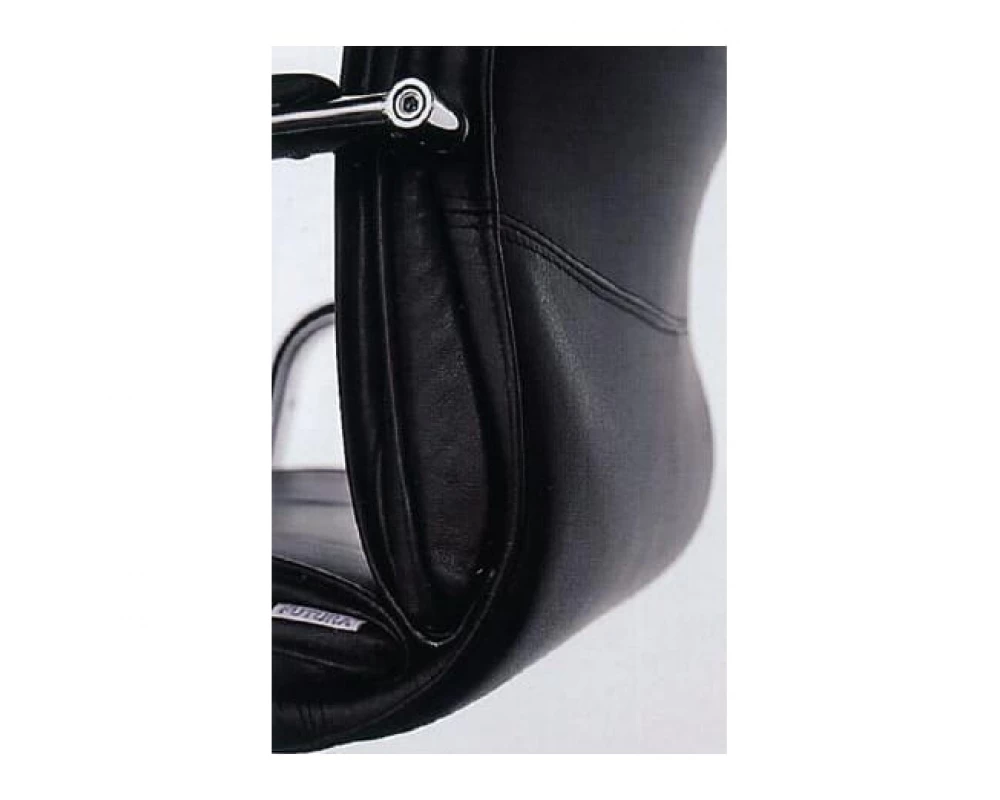 Кресло ЛОНДОН В, кожа, хром