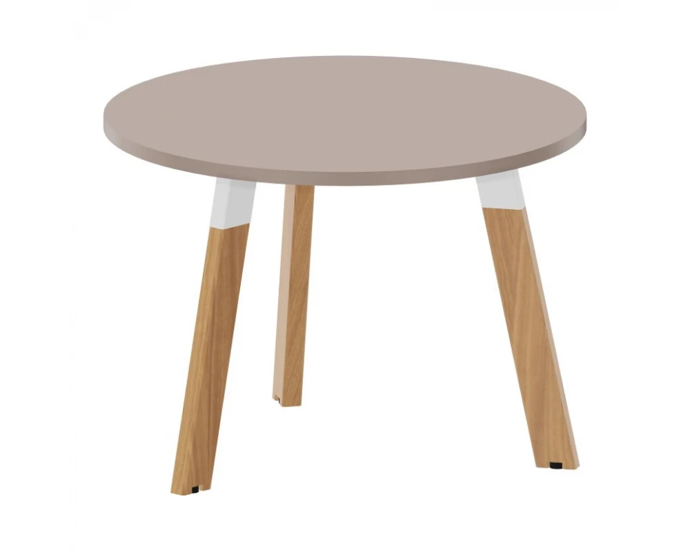 Стол журнальный круглый (на 3-х опорах) 60х43,5 столешница 18мм Artwood Executive Тортора/Бук