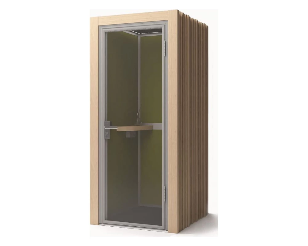 Акустическая кабина LWOP WOOD ONE (задняя стенка стекло)