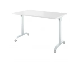 Стол на колёсах с откидной столешницей (1200х700х760) Дублин металл images