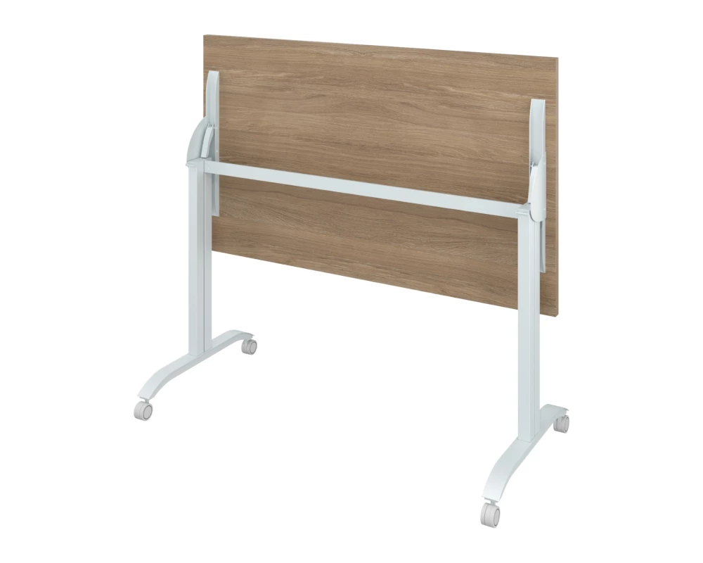 Стол на колёсах с откидной столешницей (1400х700х760) Дублин металл