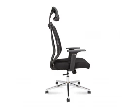 Кресло Norden Tema Сhrome 2D Сетка/ Ткань, Черный images