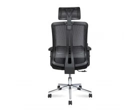 Кресло Norden Tema Сhrome 2D Сетка/ Ткань, Черный images