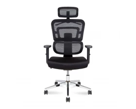 Кресло Norden Ergo Сетка/Ткань, Черный images