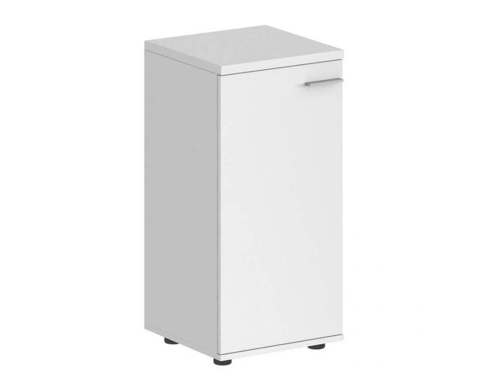 Шкаф низкий 400x400x825, 1 дверный, задняя стенка HDF, левый Sigma Белый