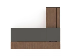 Стол для руководителя левый 2400x2000x750 Larry 2 images